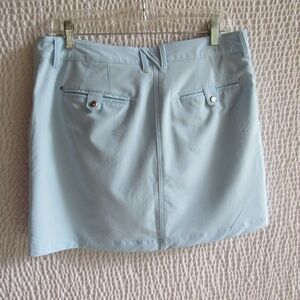 Baby Blue Skort Skirt Shorts 8 New Nivo Lanctot Womens Golf Pickleball Travel